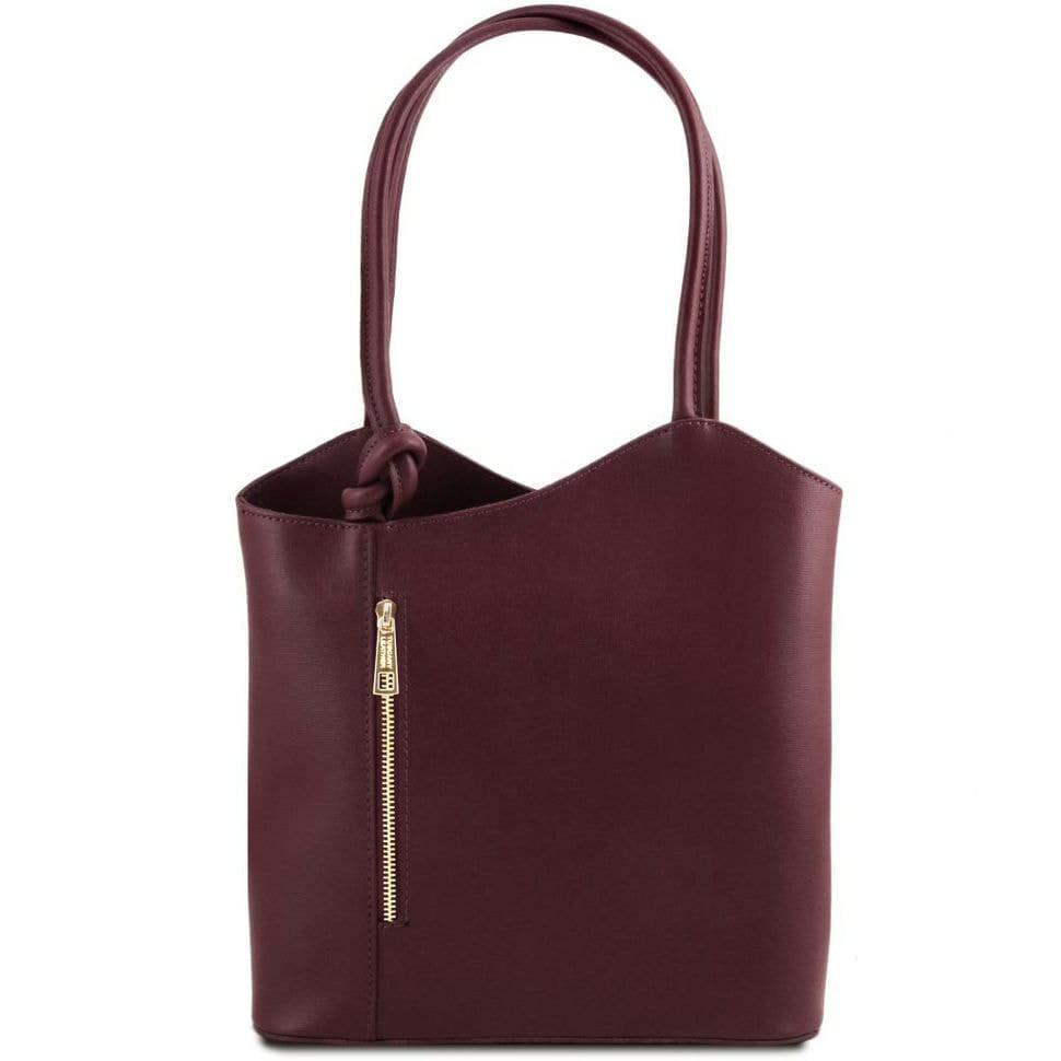 Patty Saffiano жіноча сумка рюкзак 2 в 1 Tuscany TL141455 (Bordeaux)