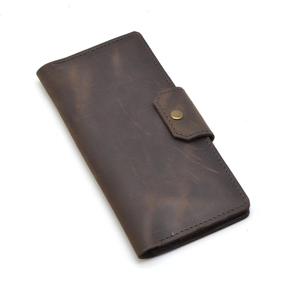 Чоловіче вертикальное портмоне на кнопке TARWA RC-wall-003