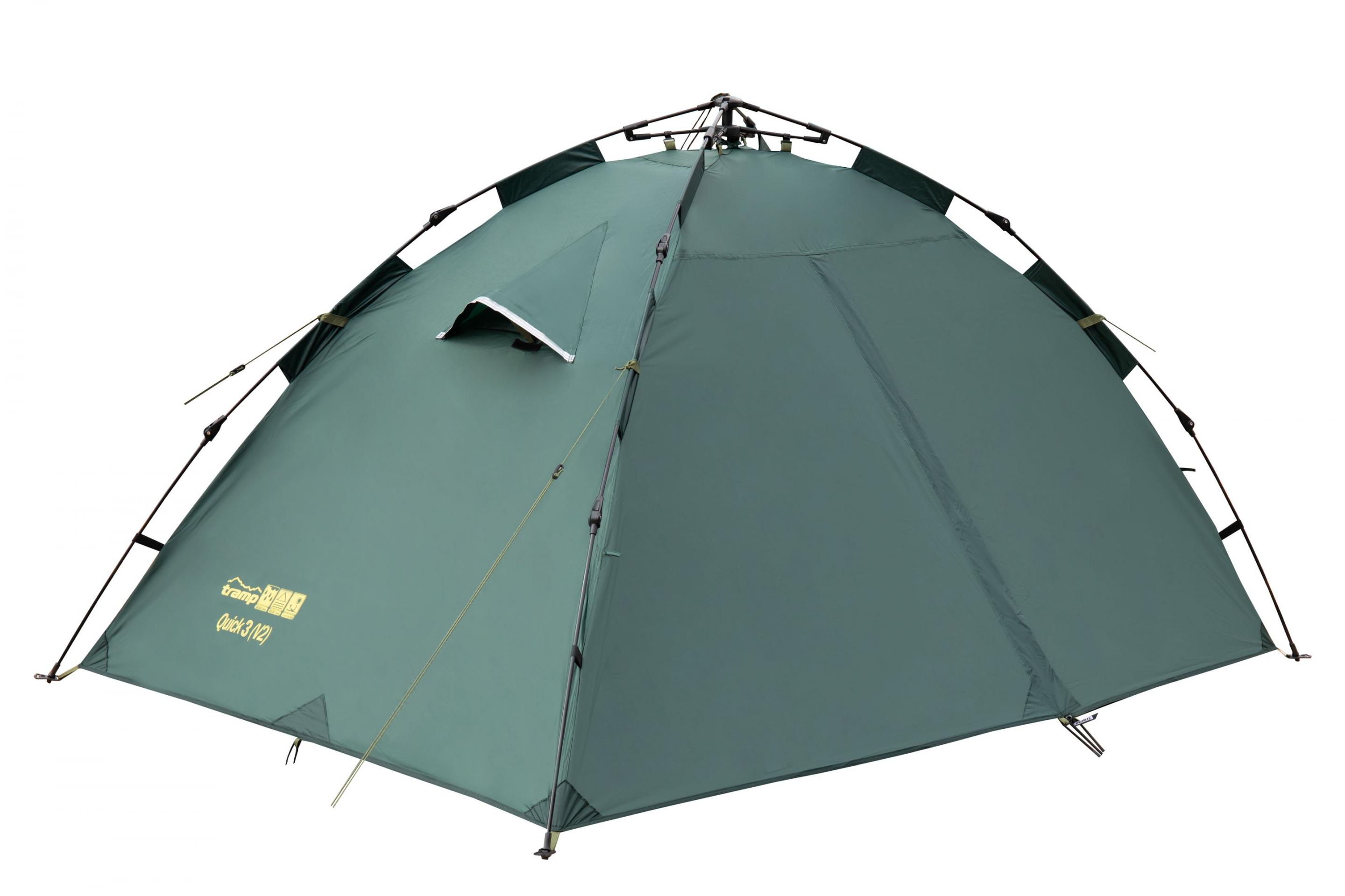 Намет Tramp Quick 3 (v2) green UTRT-097 — 3