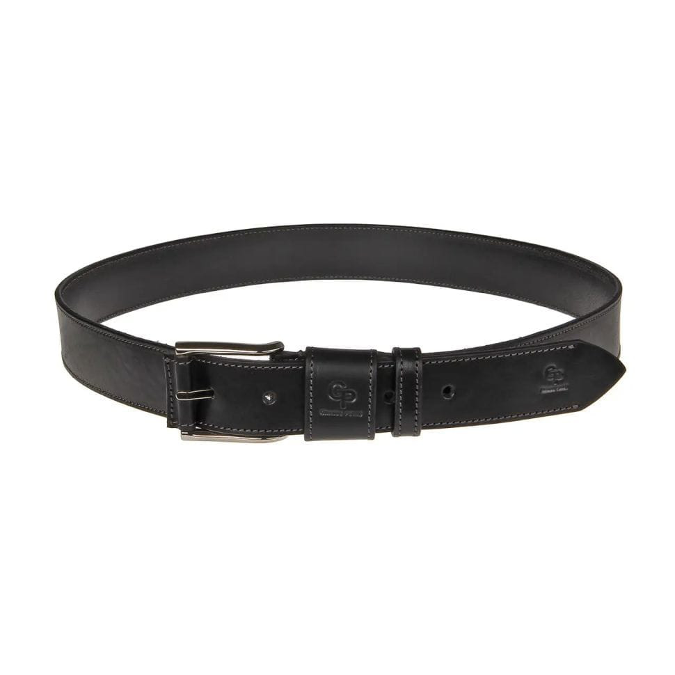 Шкіряний ремінь Calvin 43001370113 Grande Pelle чорний 40мм — 2