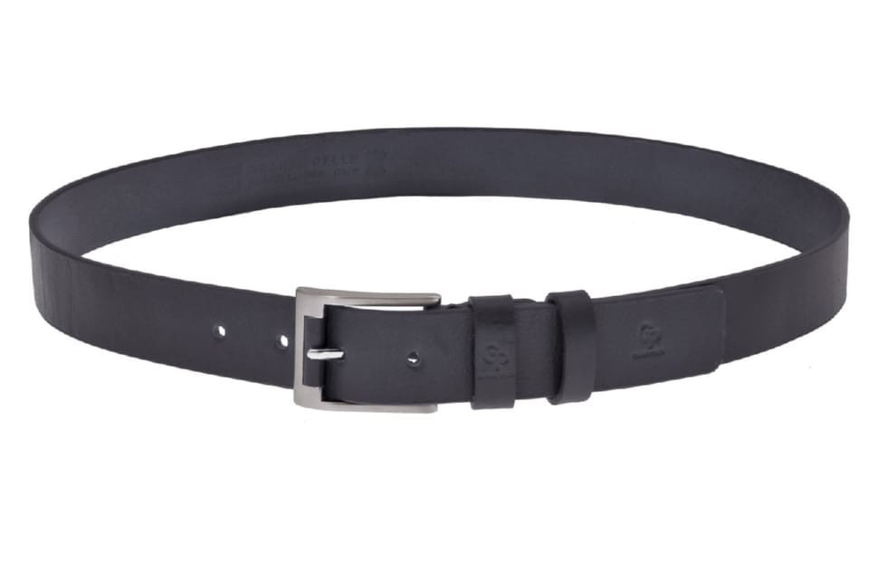 Шкіряний ремінь Rullo 531107001 GP Grande Pelle синій 38 мм Італія унисекс — 2