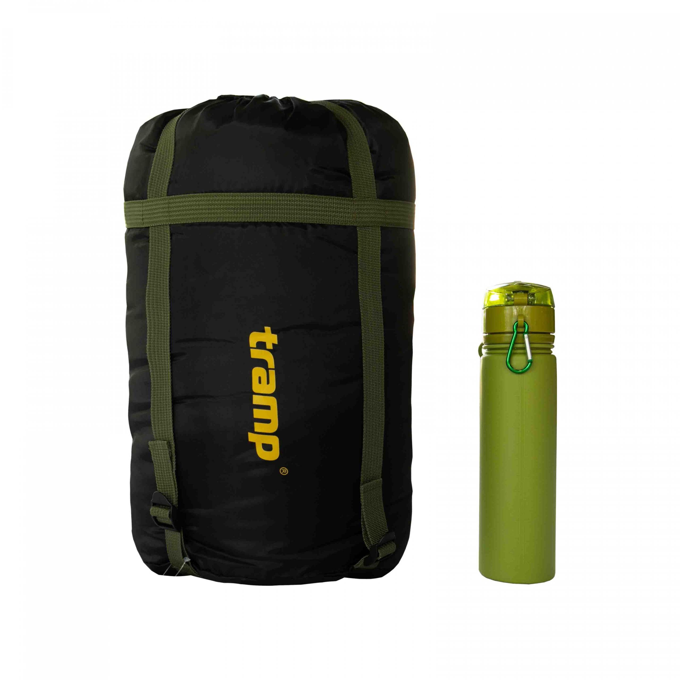 Спальний мішок Tramp Sherwood Long ковдра правий dark-olive/grey 230/100 UTRS-054L — 2