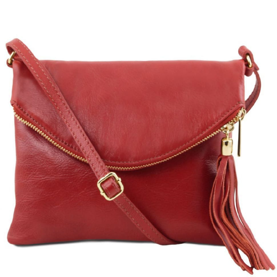 Жіноча шкіряна сумка Tuscany Leather Young Bag TL141153 (червоний)