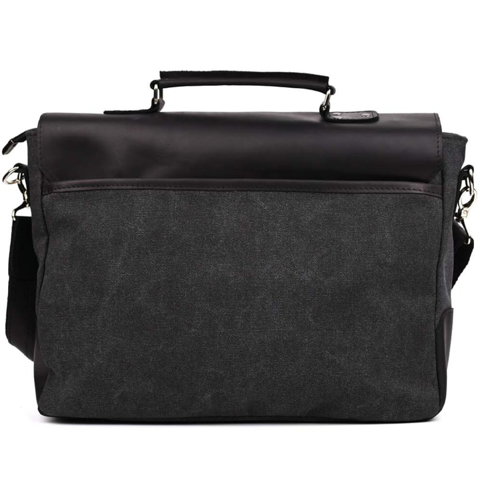 Чоловіча сумка портфель из канвас и кінської шкіри TARWA RAG-3960-3md — 4