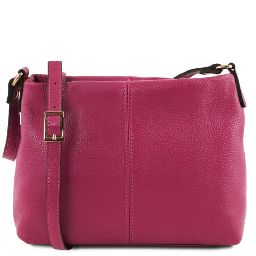 Жіноча шкіряна сумка через плече TL141720 Tuscany Leather (Фуксия)