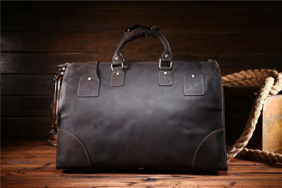 Винтажная сумка саквояж Crazy Horse Bexhill bx3151