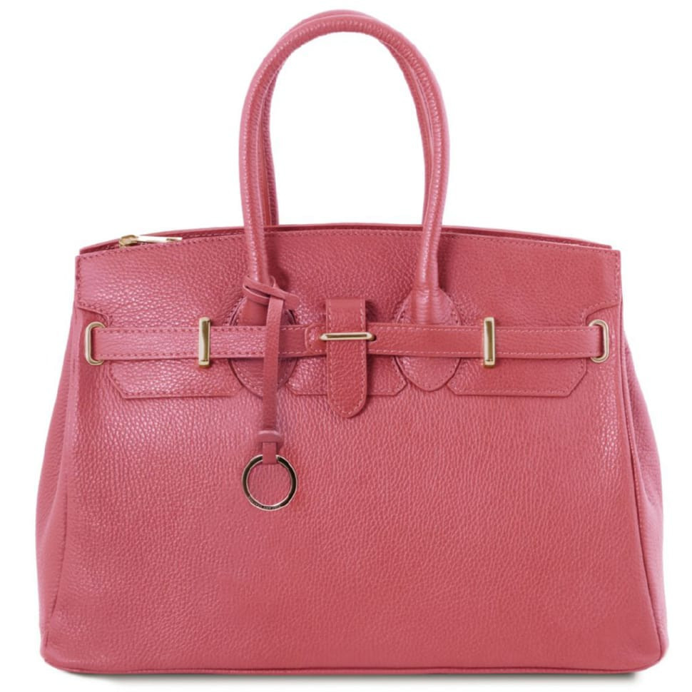 TL Bag шкіряна сумка жіноча Tuscany TL141529 (рожевий)