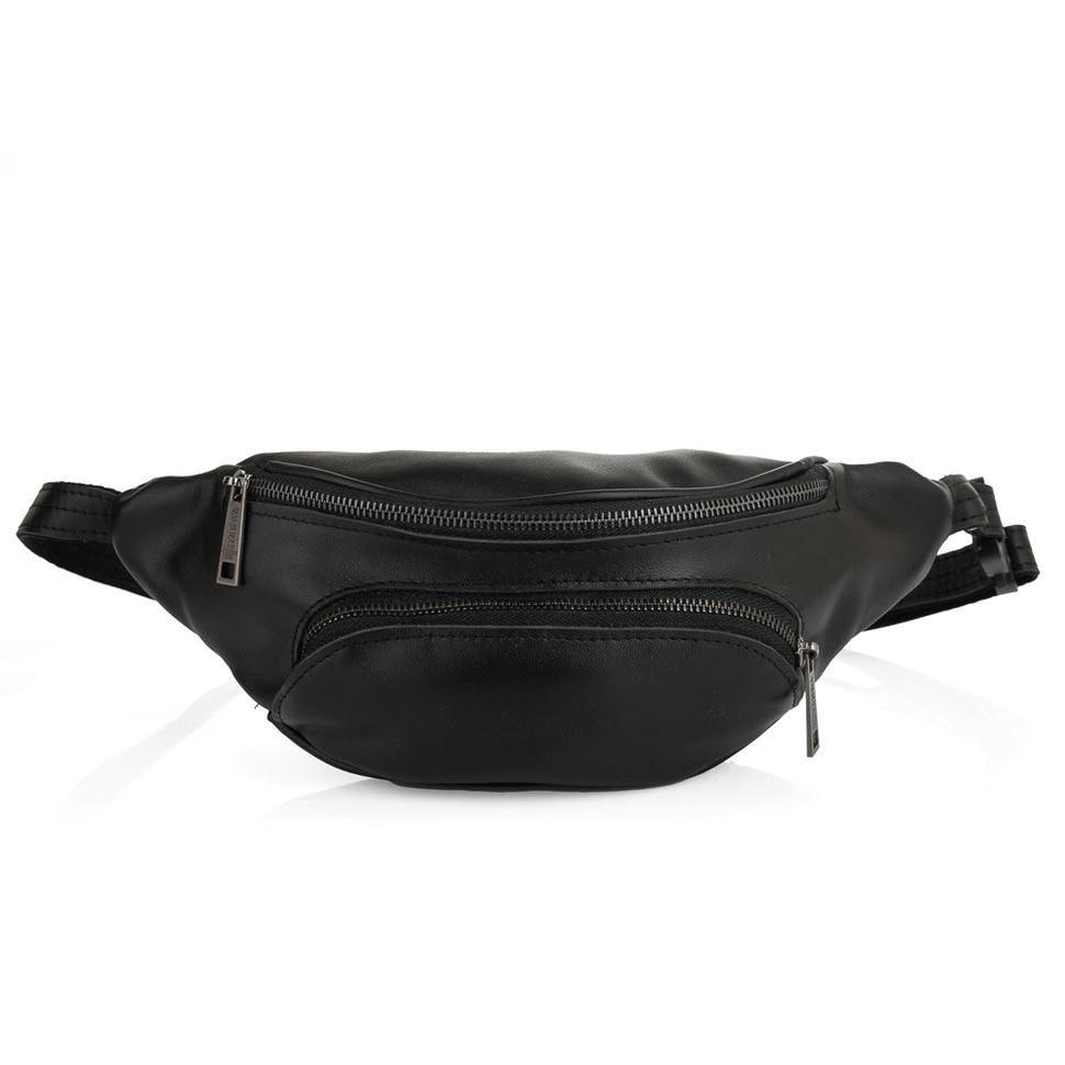 Поясная сумка из натуральной кожи с карманом GA-30351-3md бренд TARWA — 2