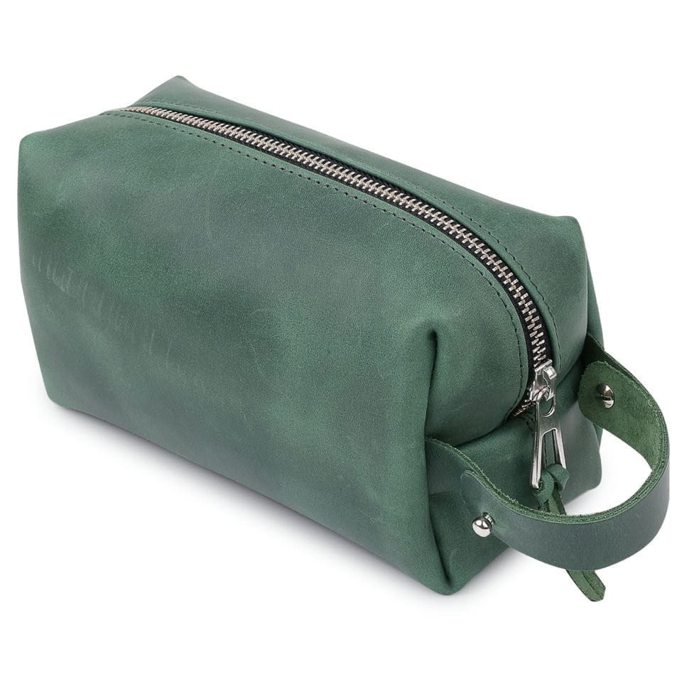Косметичка несессер зеленая Grande Pelle 803191 — 2