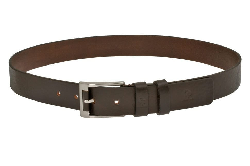 Шкіряний ремінь Rullo, шоколад Grande Pelle 511107001 — 2
