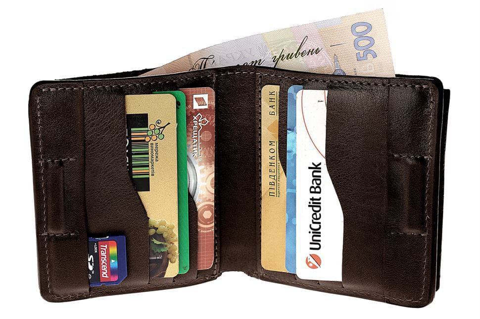 Портмоне чоловіче Lettera 537620 Grande Pelle шоколад — 2