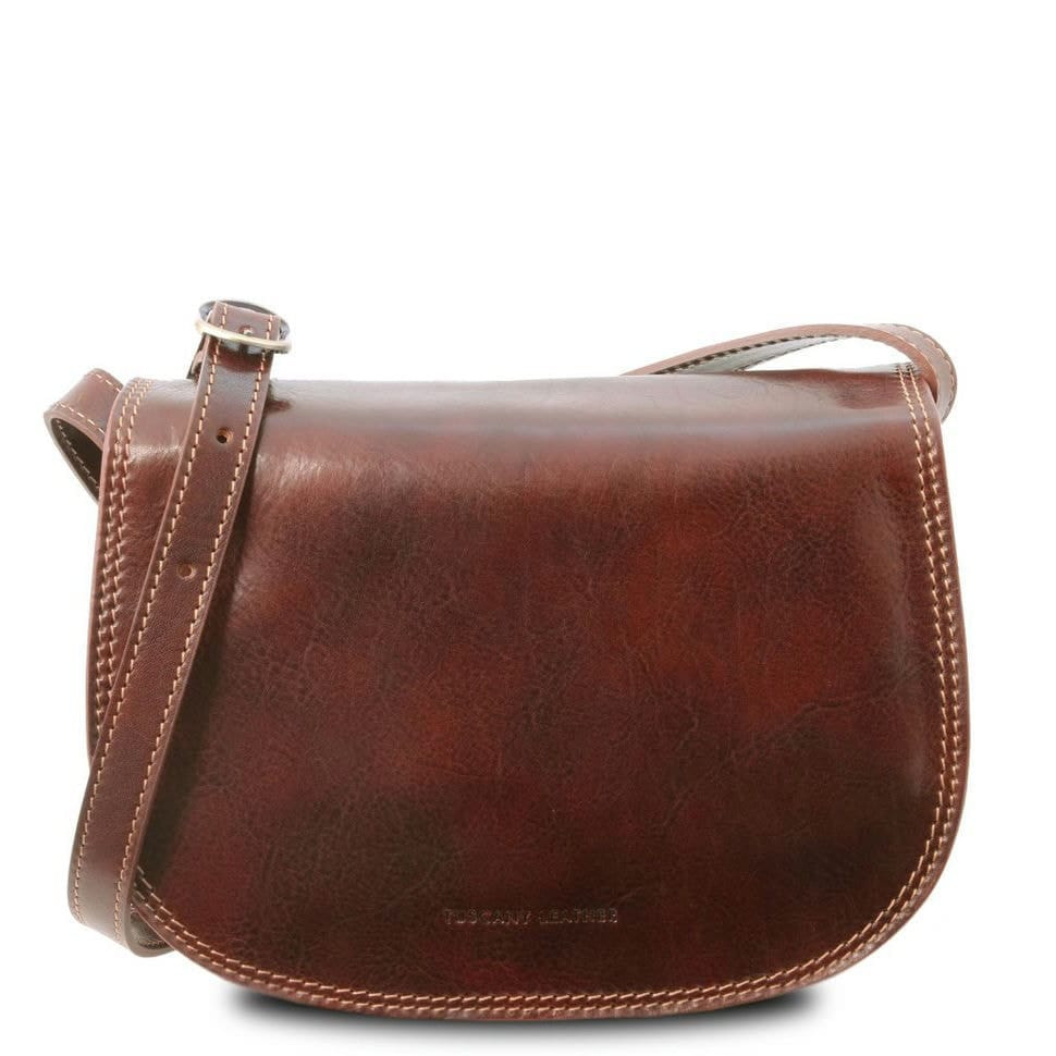 Жіноча шкіряна сумка Leather Isabella Tuscany TL9031 (коричневий)