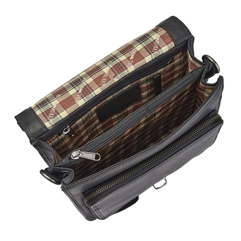 Чоловіча шкіряна сумка барсетка Hill Burry HB4004A с ручкою — 2