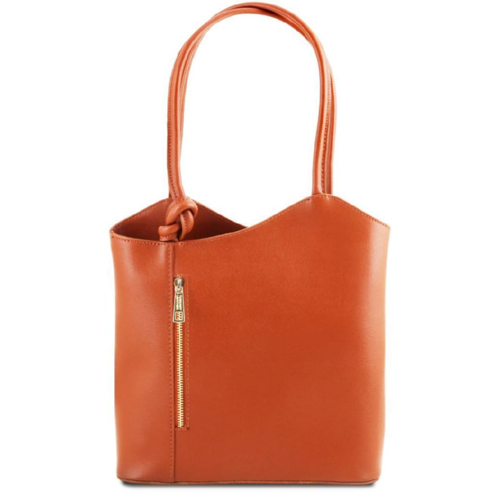 Patty Saffiano жіноча сумка рюкзак 2 в 1 Tuscany TL141455 (Brandy)