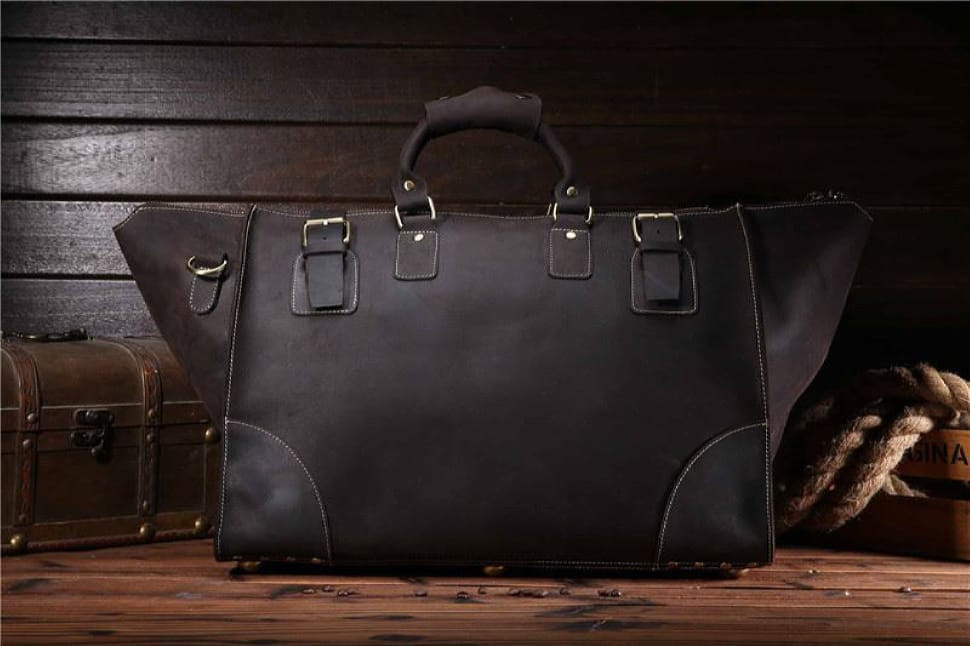Винтажная сумка саквояж Crazy Horse Bexhill bx3151 — 4