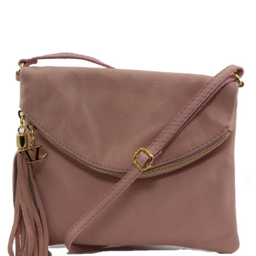 Жіноча шкіряна сумка Tuscany Leather Young Bag TL141153 (рожевий)