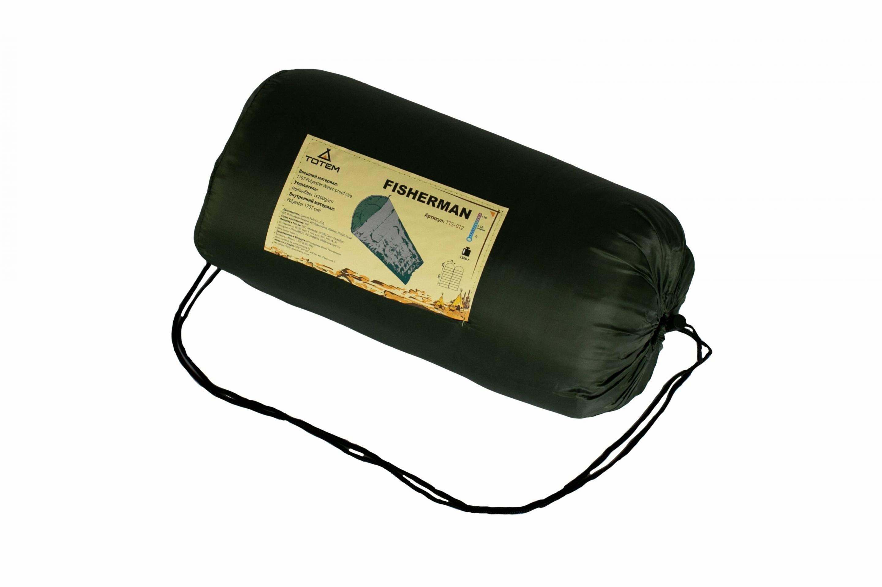 Спальний мішок Totem Fisherman ковдра правий olive 180+40/75 UTTS-012 — 4