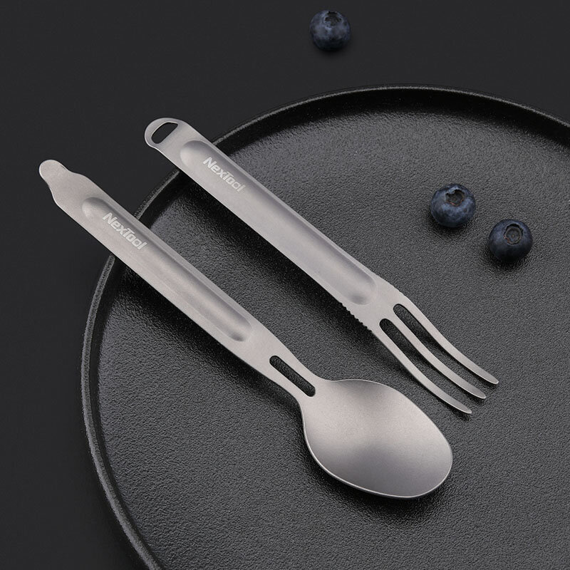 Столовий прилад NexTool Outdoor Spoon Fork NE0124 — 3
