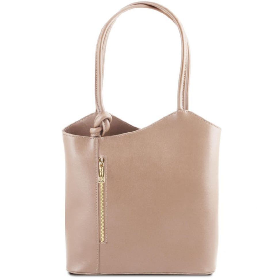 Patty Saffiano жіноча сумка рюкзак 2 в 1 Tuscany TL141455 (Nude)