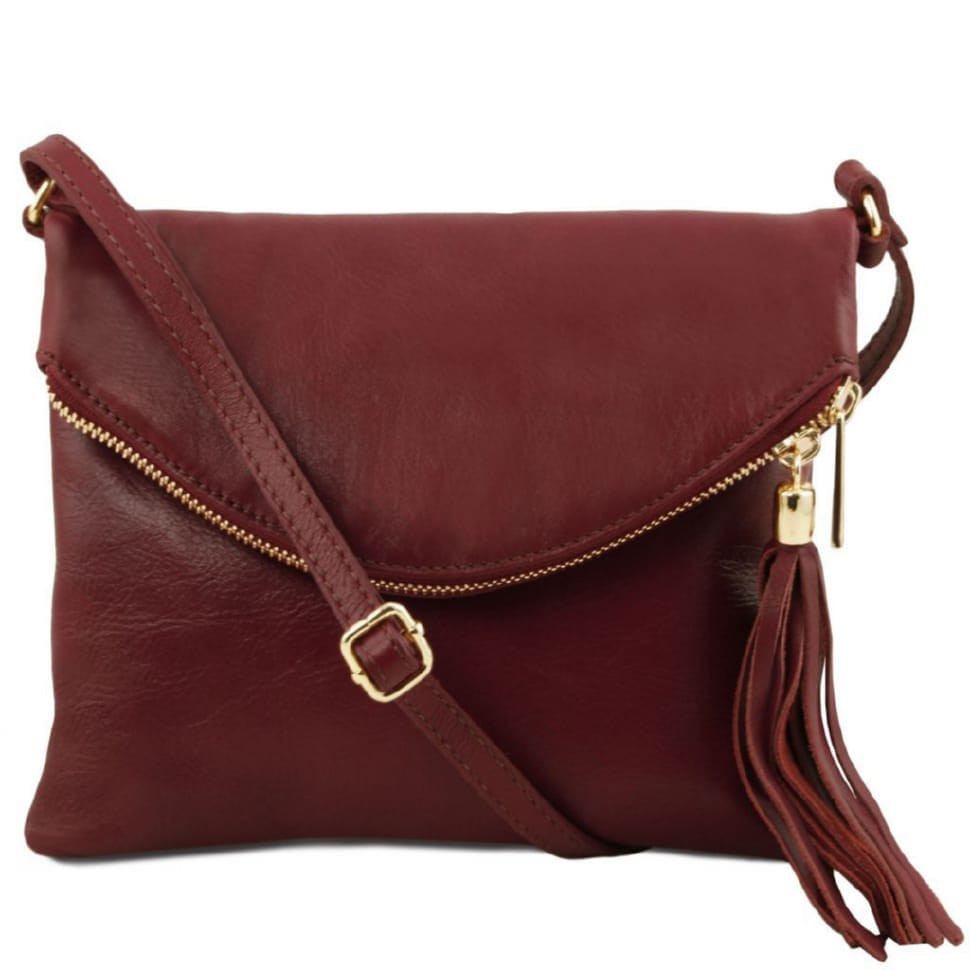 Жіноча шкіряна сумка Tuscany Leather Young Bag TL141153 (Bordeaux)