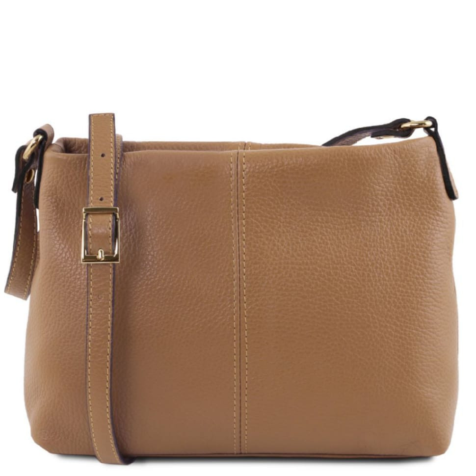 Жіноча шкіряна сумка через плече TL141720 Tuscany Leather (Taupe)