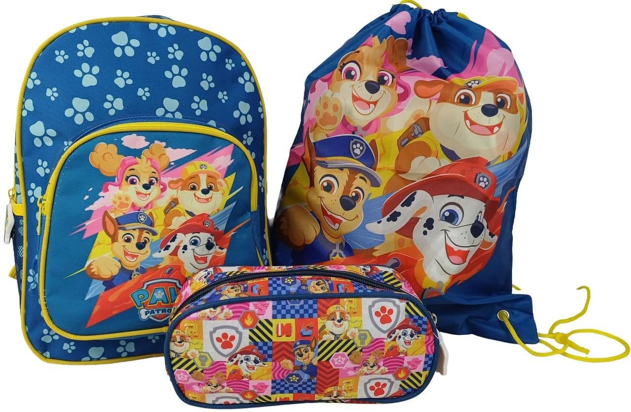 Шкільний набір з рюкзака, пенала і сумки для взуття Paw Patrol — фото 1