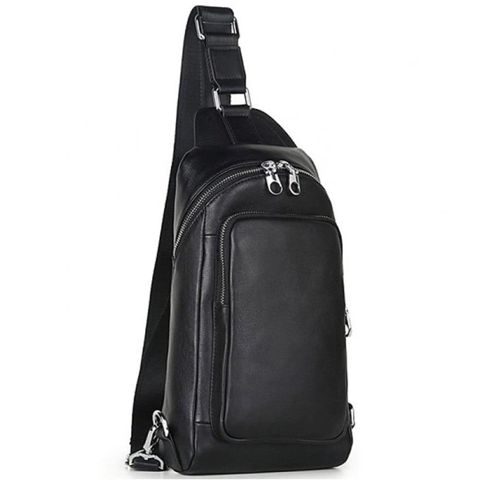 Шкіряний рюкзак-слінг на одну шлейку Tiding Bag B3-2015-10A