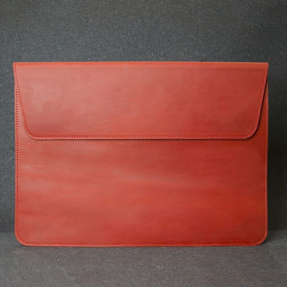 Шкіряний чохол для MacBook 13 ' шкіра Crazy Horse червоний