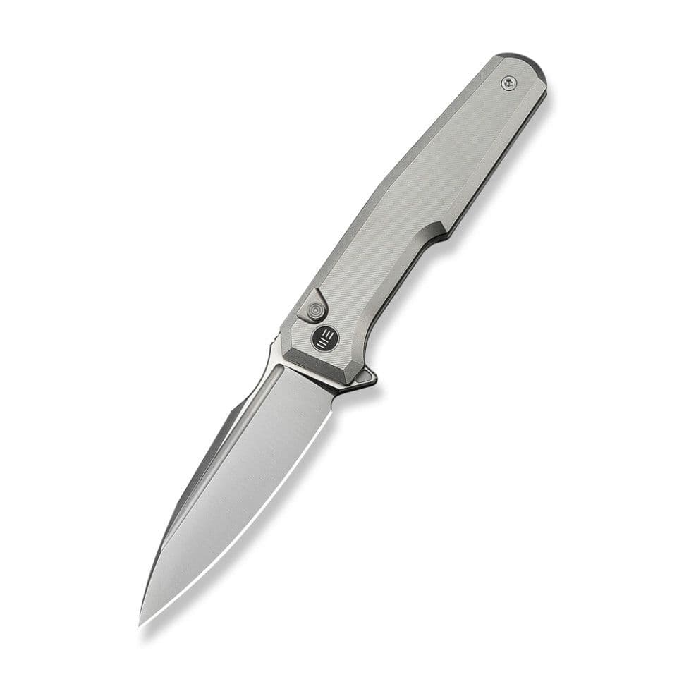 Ніж складаний туристичний Weknife Dressytak (8.6 см) Bohler M390 / Titanium сірий — фото 1