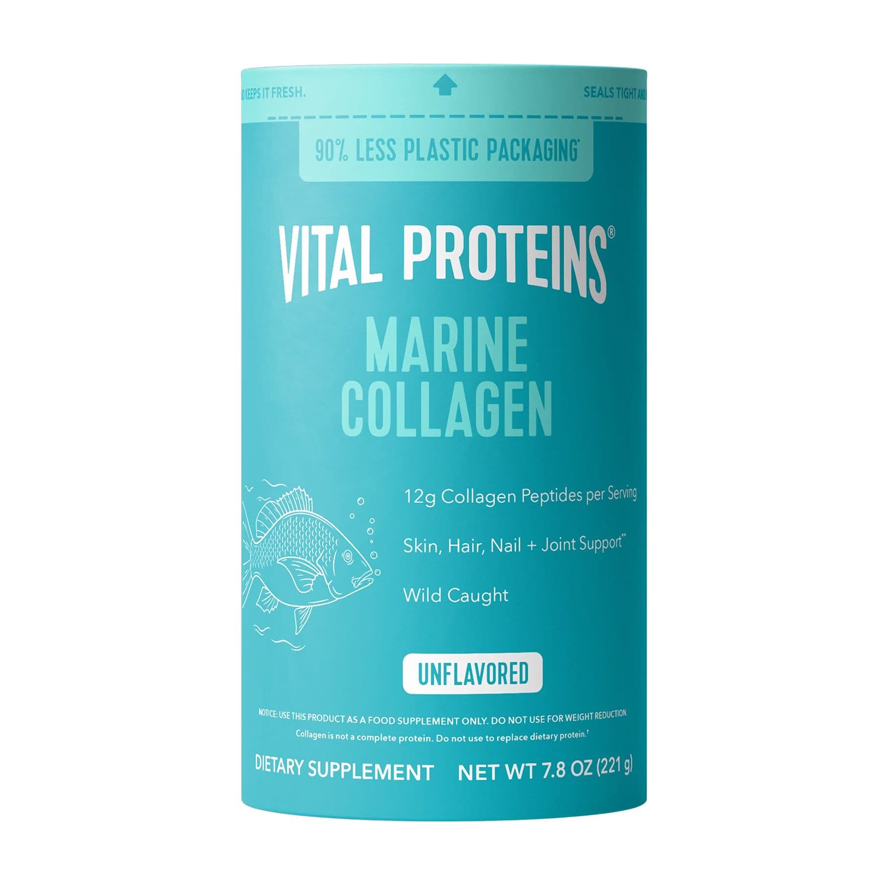 Морський колаген, без смаку, 221 г, Vital Proteins