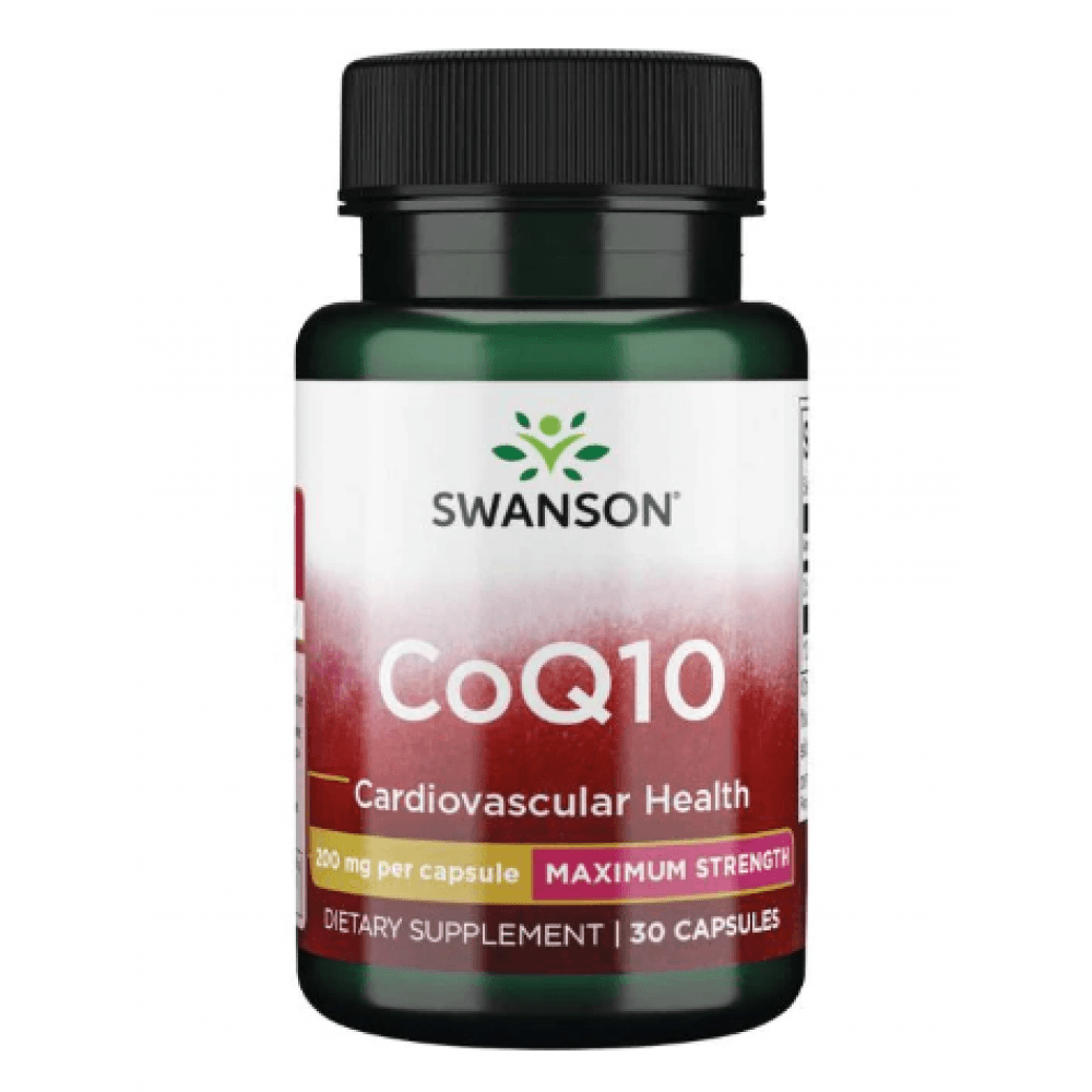 Ultra CoQ10 — коензим Q10, 200 мг, 30 капсул, Swanson