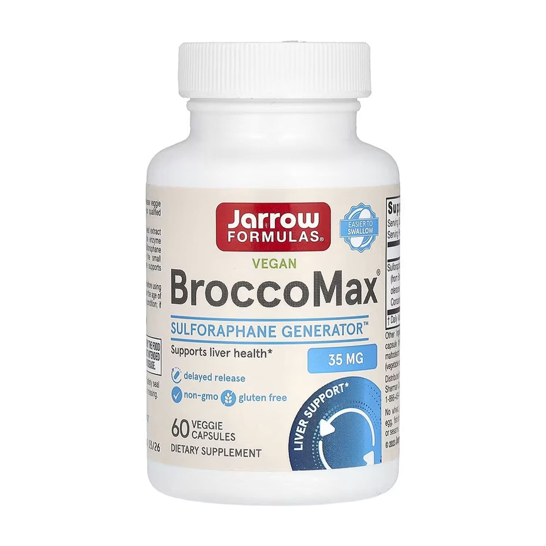 BroccoMax, 17.5 мг, 60 вег. капсул, Jarrow Formulas