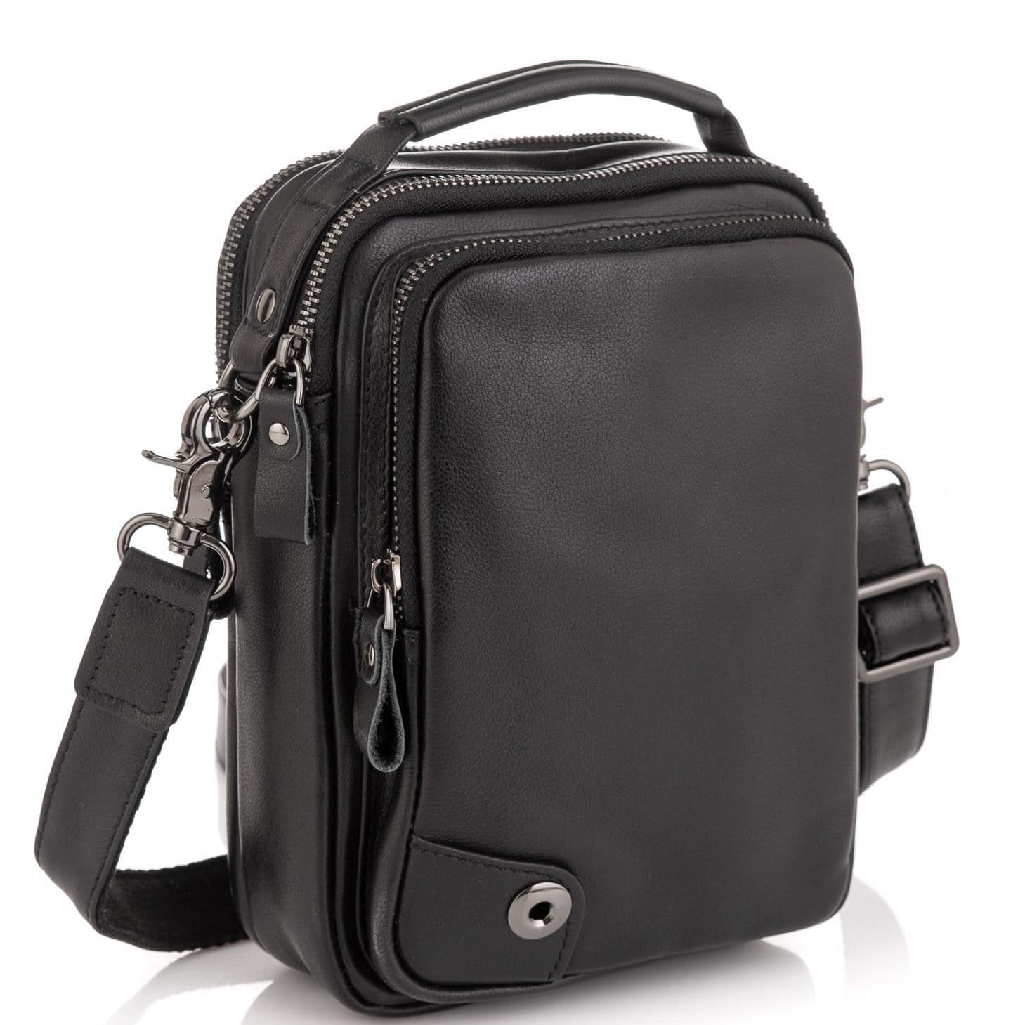 Сумка через плече чоловіча шкіряна Tiding Bag 6009A