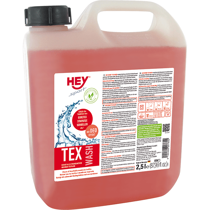 Средство для стирки мембран Hey-Sport TEX WASH 2,5 l