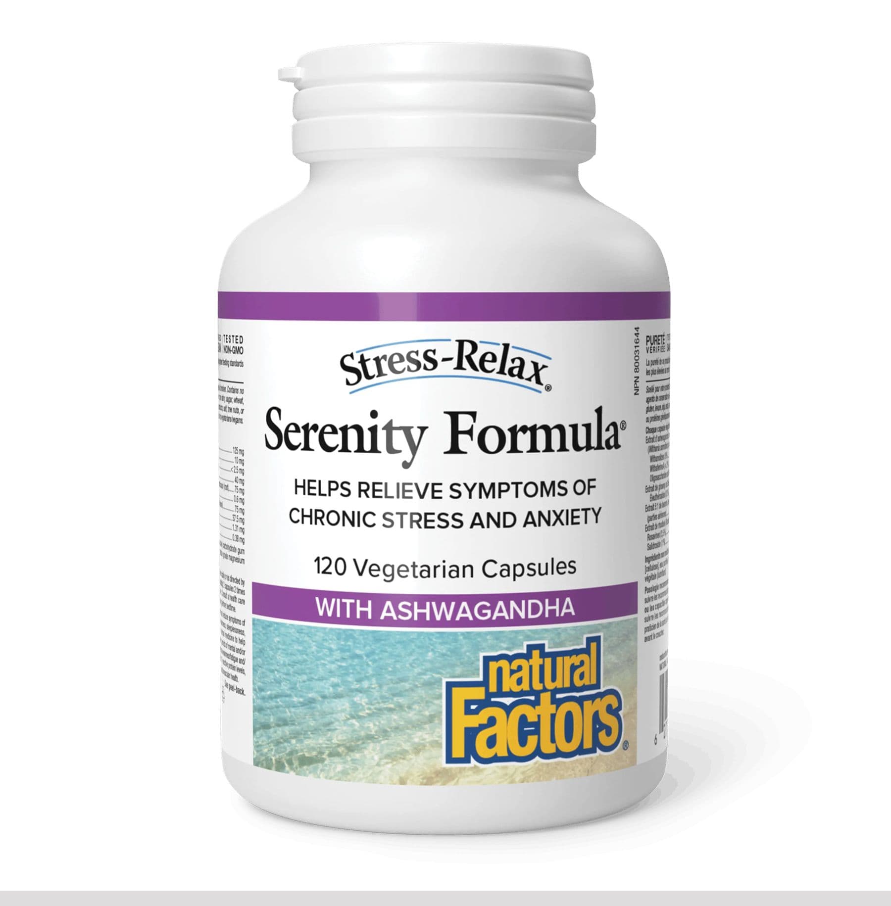 Stress-Relax Serenity Formula, 120 вег. капсул, Natural Factors