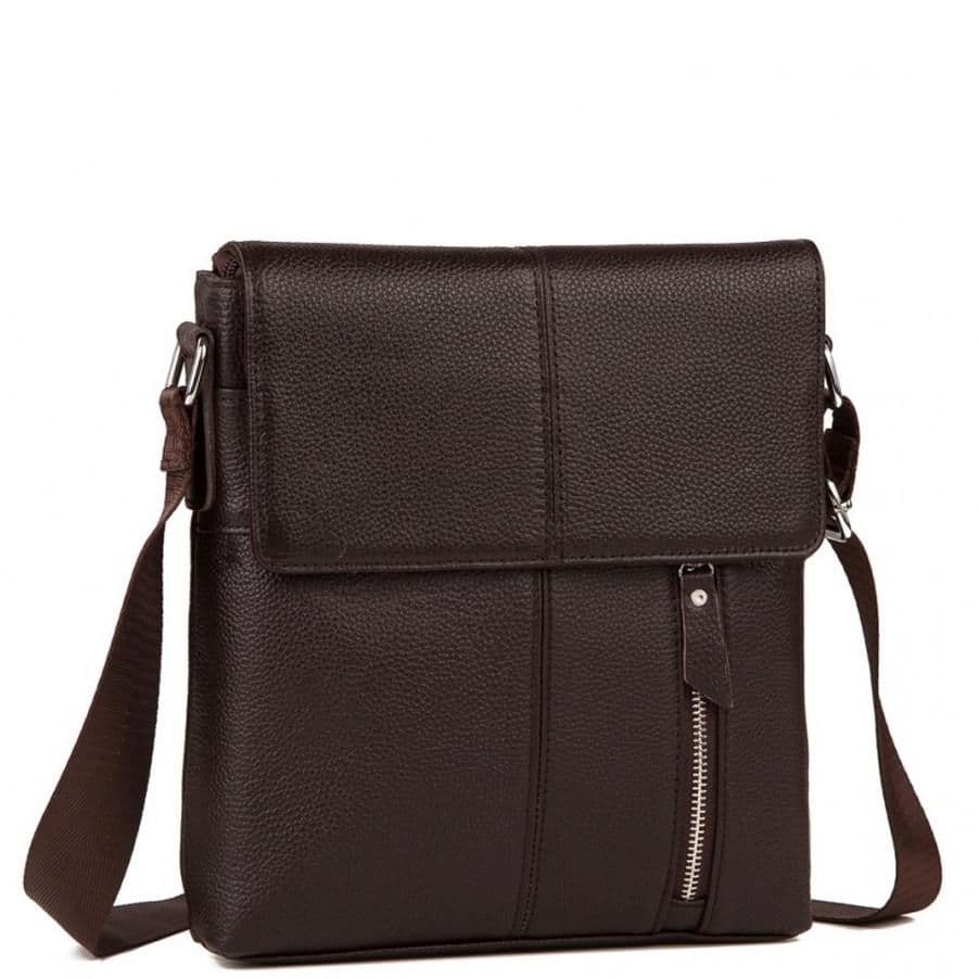 Чоловіча шкіряна сумка на кожен день Tiding Bag A25-238C — фото 1