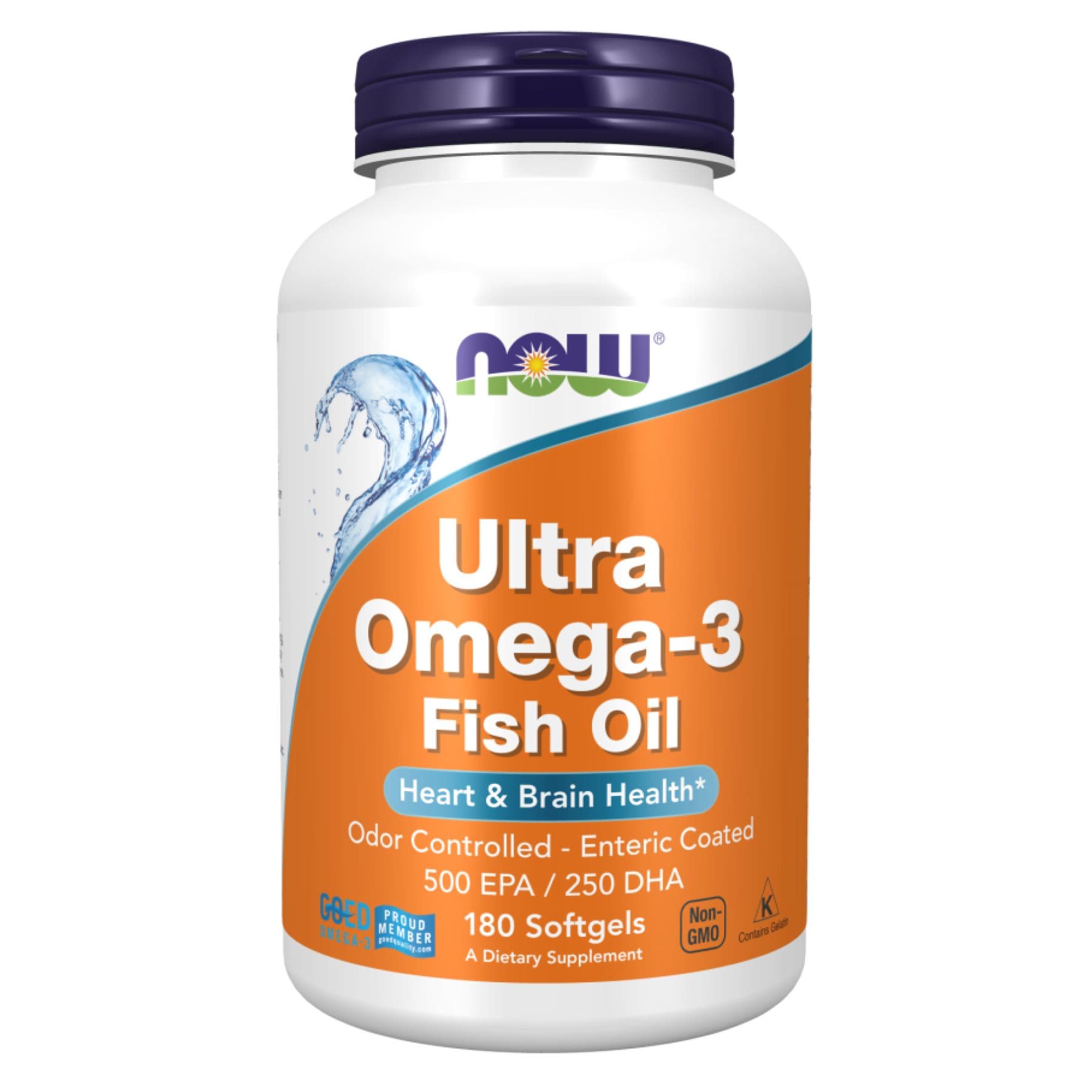 Ultra Omega-3 Fish Oil - 180 Softgels (Пошкоджена банка)