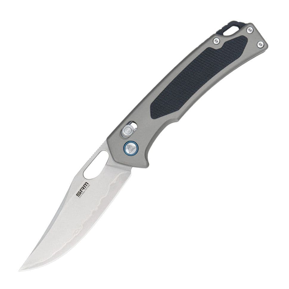 Ніж складаний SRM Retriever 9203-AK, чорно-сірий