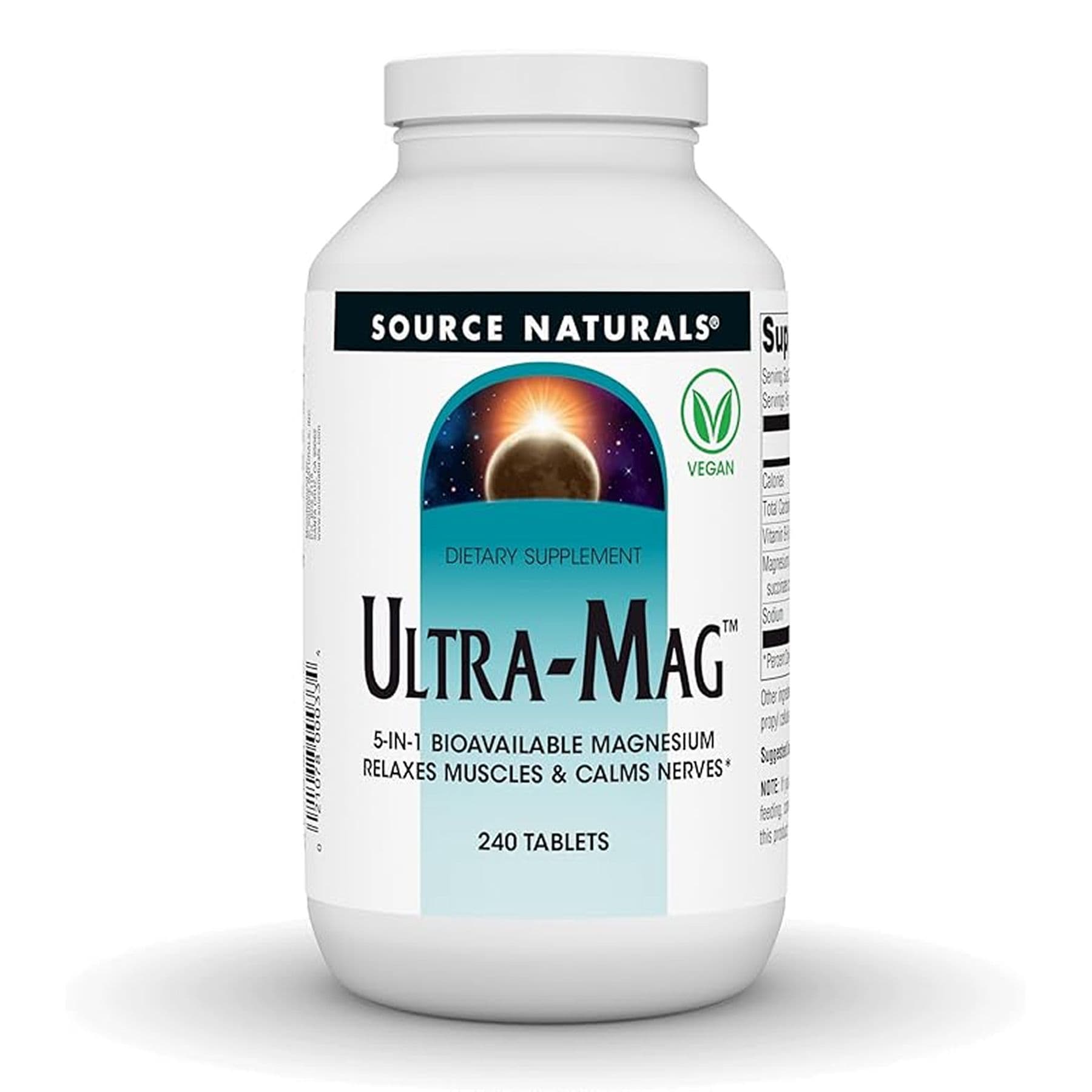 Ultra-Mag Magnesium Complex, 240 таблеток, Source Naturals