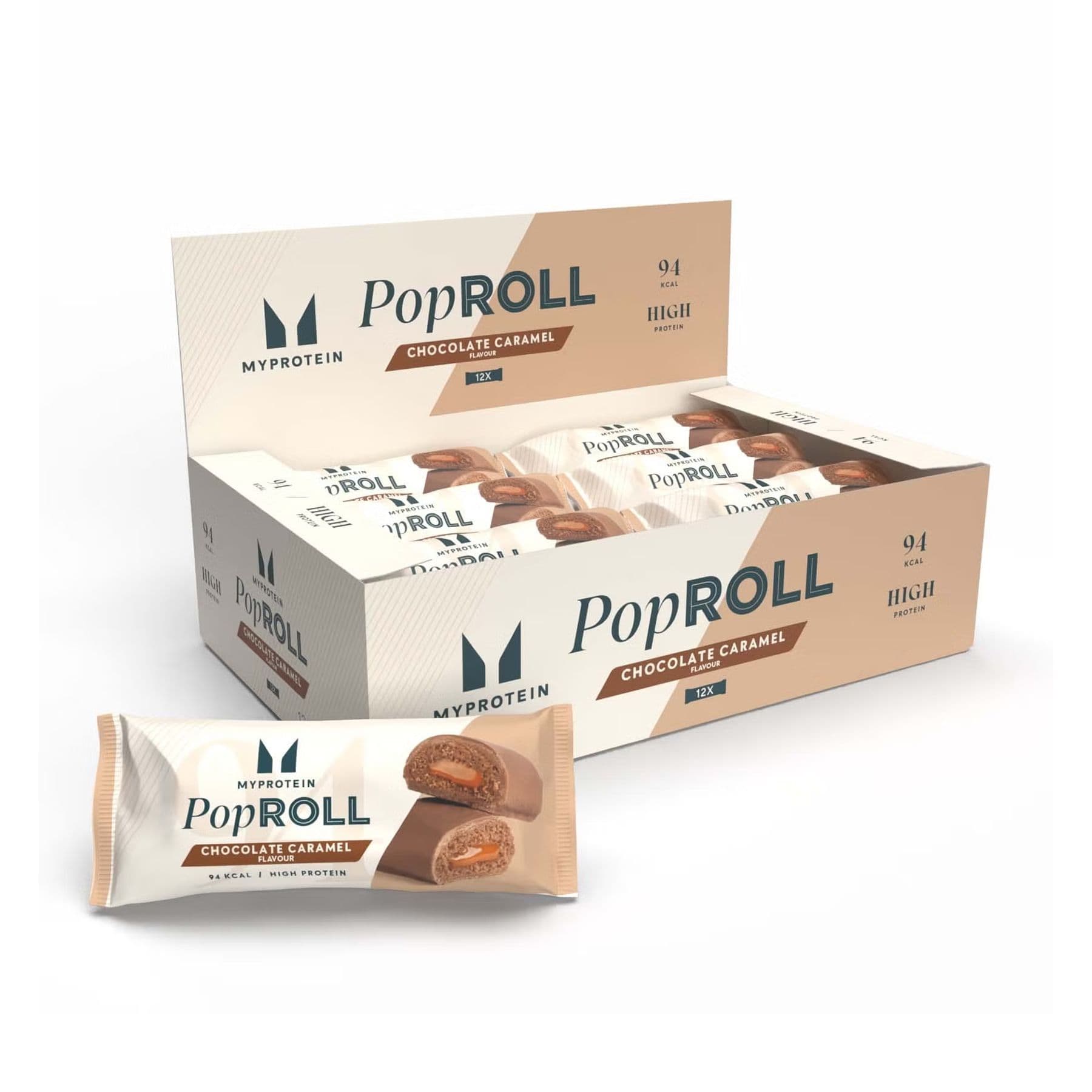 Pop Rolls, 12x27 г, шоколадна карамель