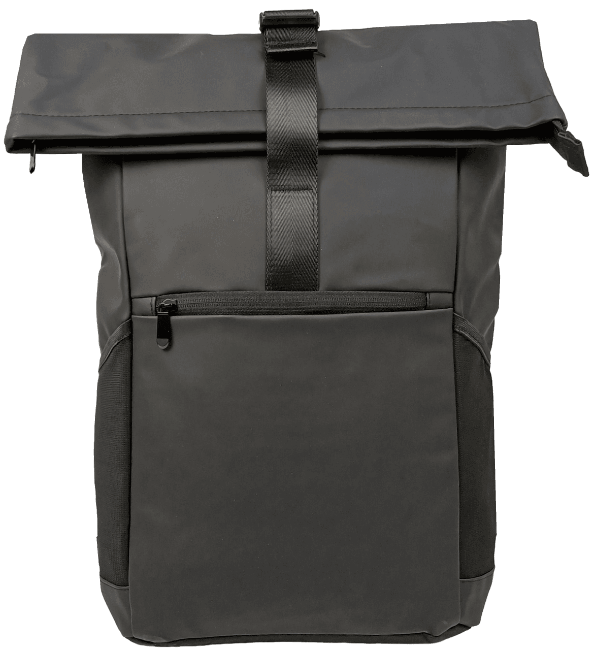 Прогумований молодіжний рюкзак 18L Live in style Rolltop-Rucksack чорний