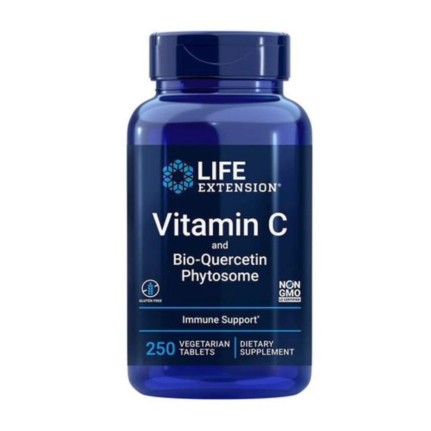 Вітамін C з біо-кверцетином (Bio-Quercetin Phytosome), 250 таблеток, Life Extension