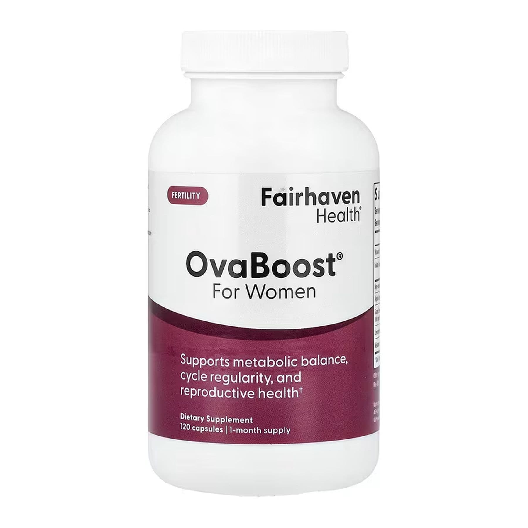 OvaBoost — комплекс для підтримки жіночої фертильності, 120 капсул, Fairhaven Health