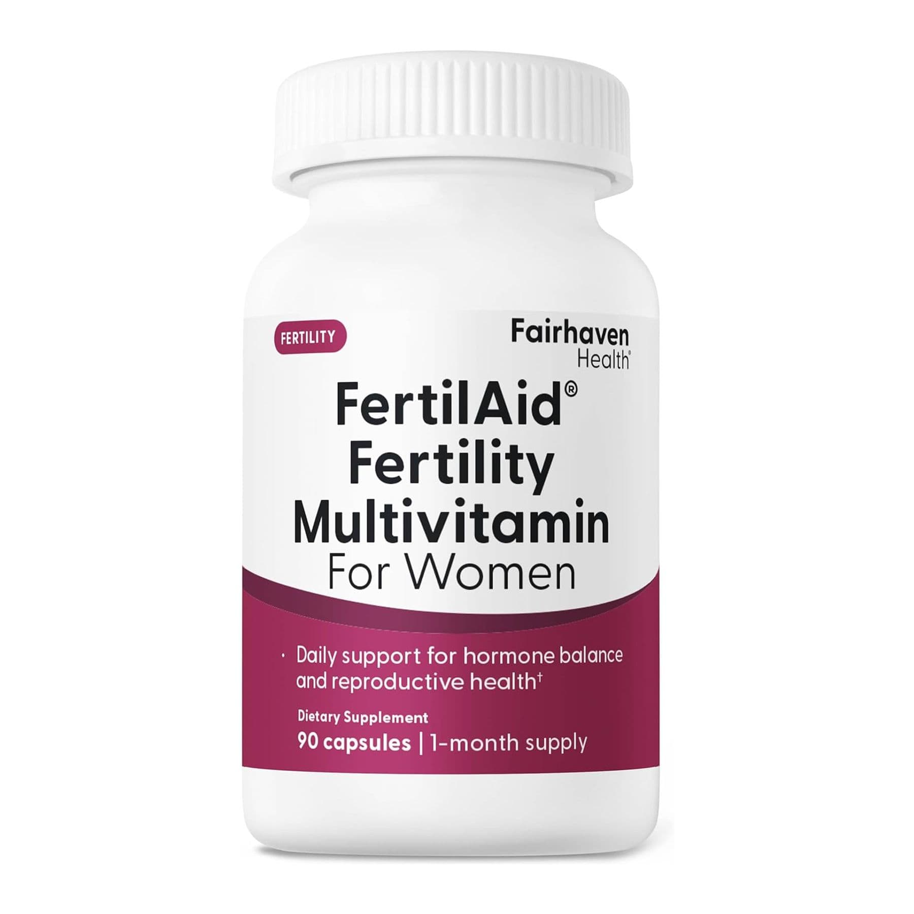 FertilAid — мультивітаміни для жінок (підтримка фертильності), 90 капсул, Fairhaven Health