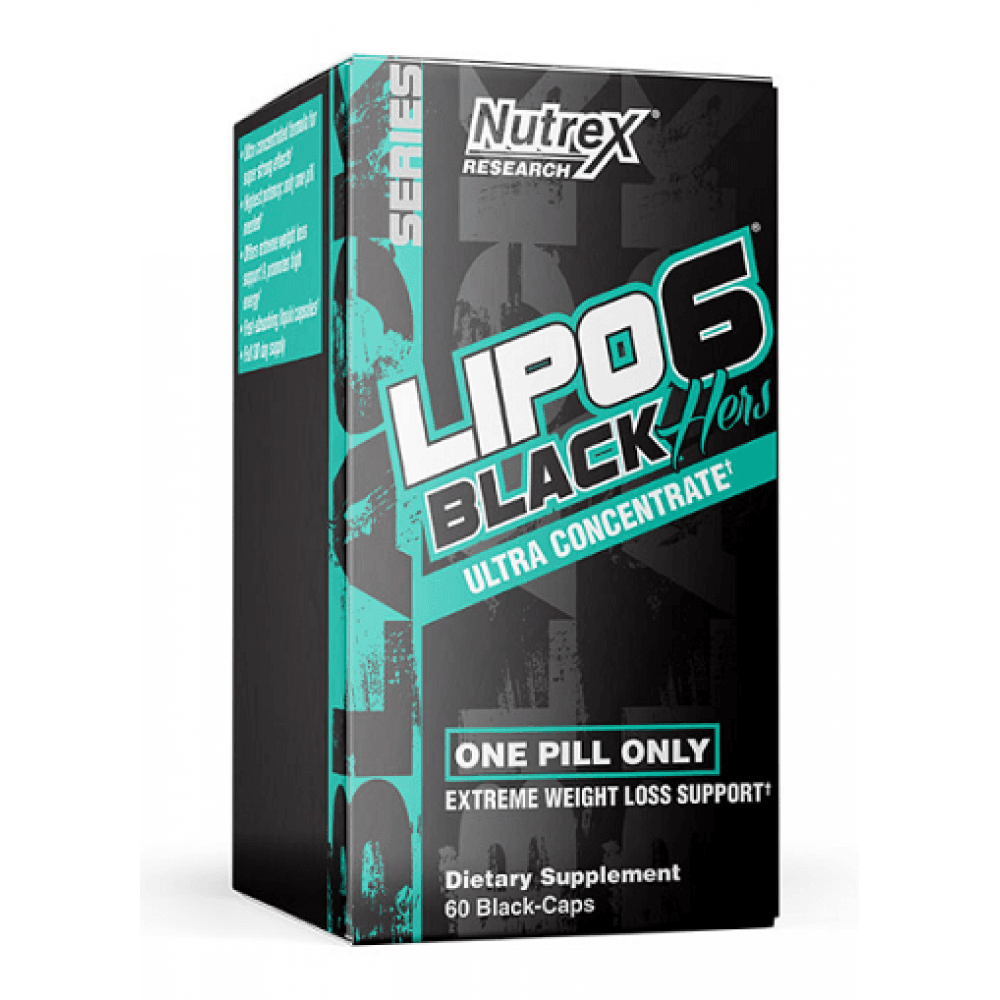 Lipo 6 Black Hers UC, 60 капсул