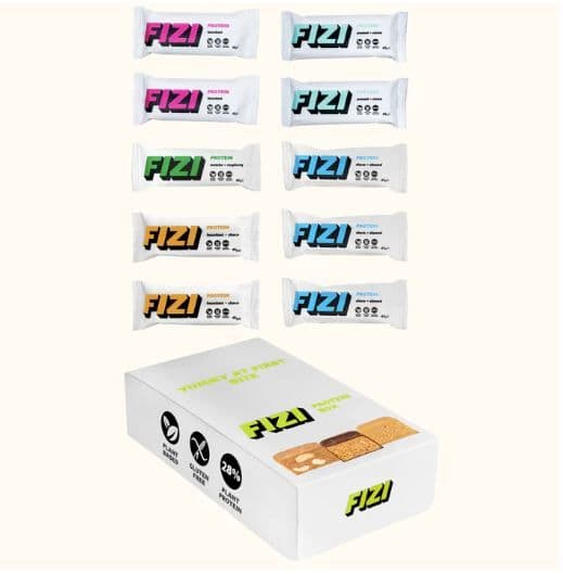 FIZI Protein Box — набір протеїнових батончиків, 10x45 г