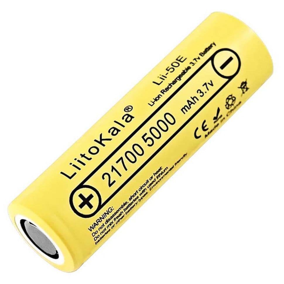 Акумулятор LiitoKala Lii-50E 21700 5000mah battery