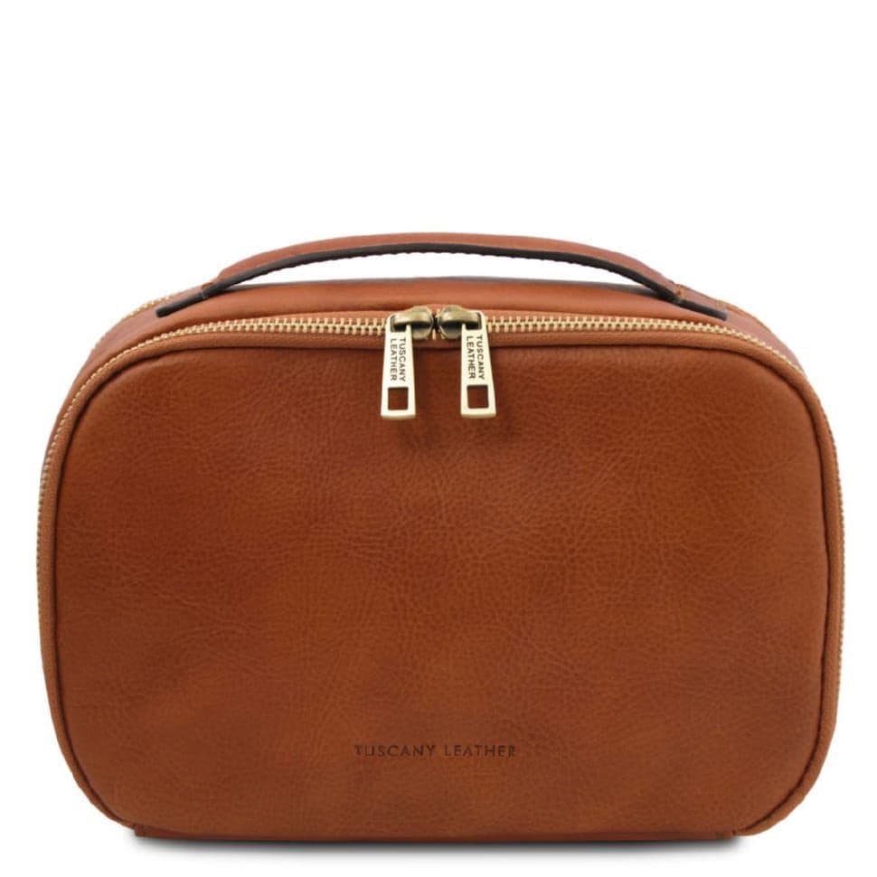 Шкіряна косметичка Marvin Tuscany TL142326 (Тілесний)