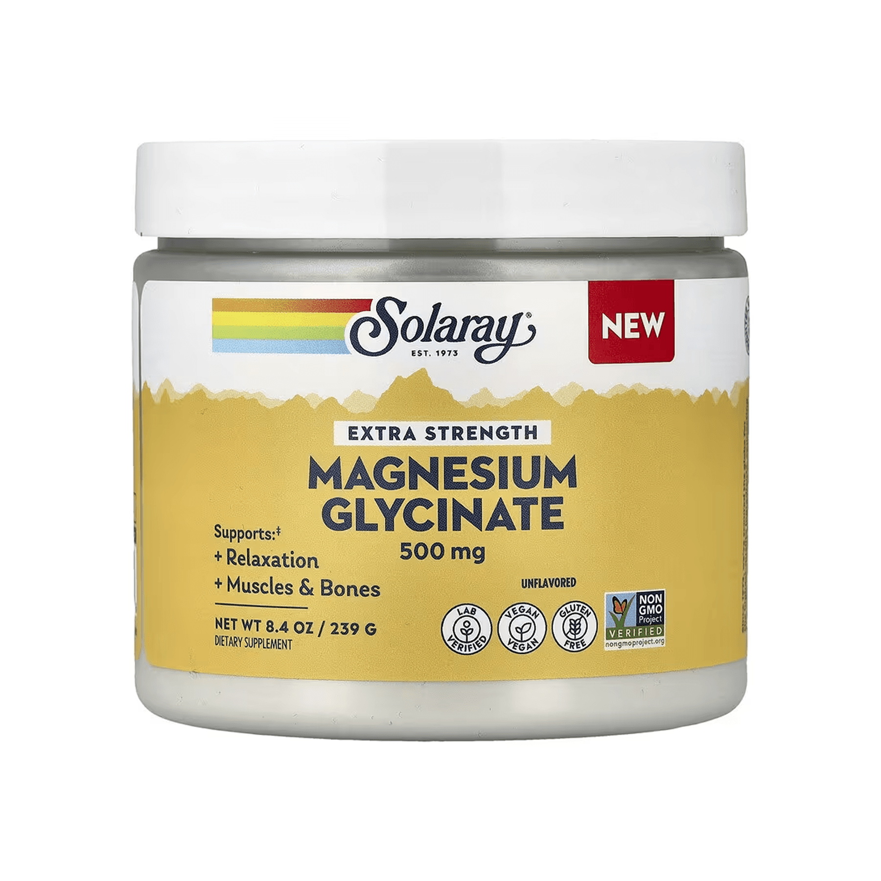 Magnesium Glycinate Powder 500mg - 239g