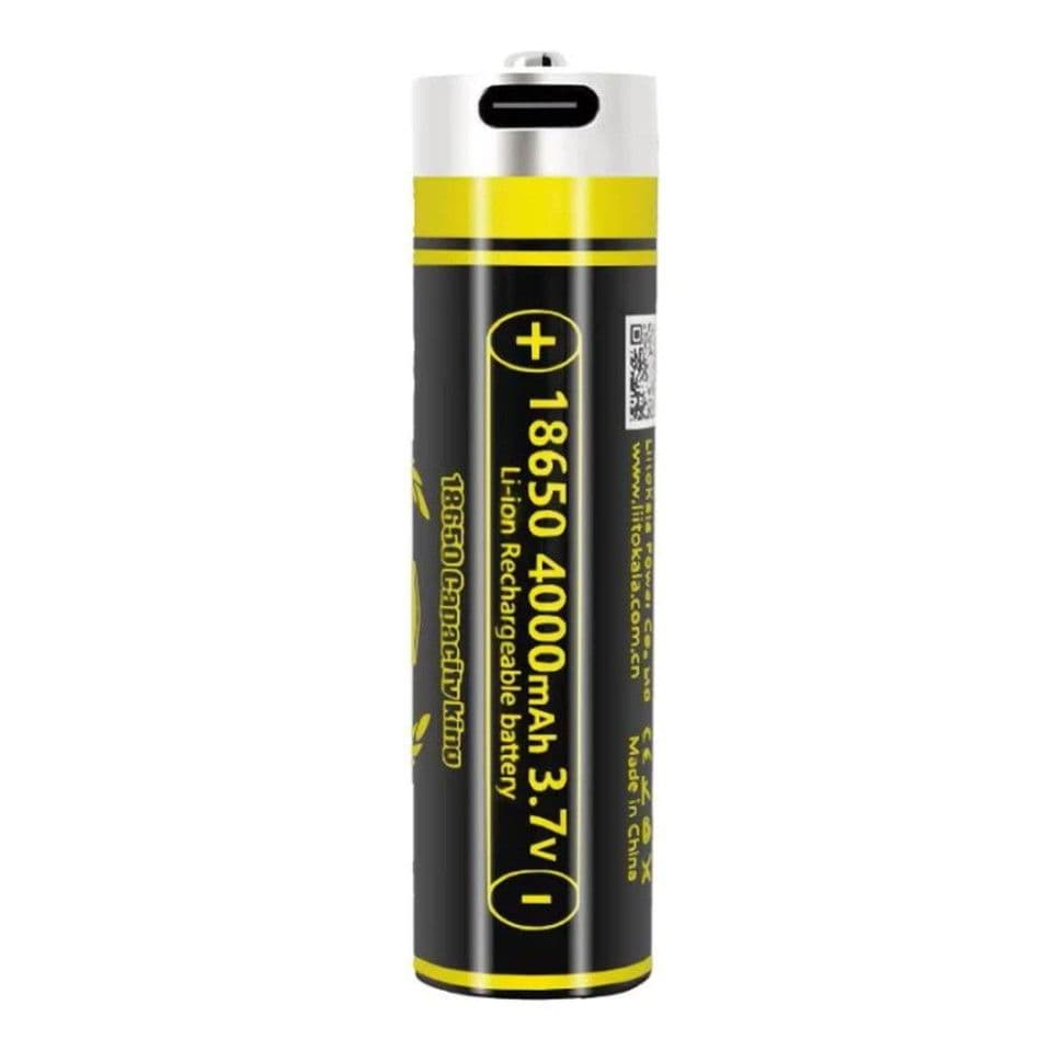 Акумулятор LiitoKala USB-King4000 18650 на 4000 mAh з USB